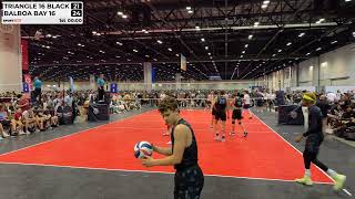 Incredible service run Triangle vs Balboa Bay AAU Nationals 2024