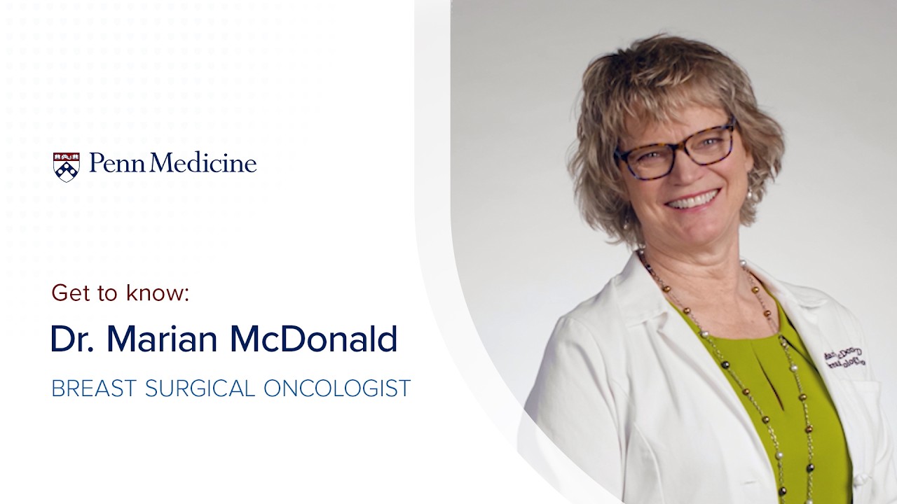 Watch video featuring Marian Passaro McDonald, MD on YouTube