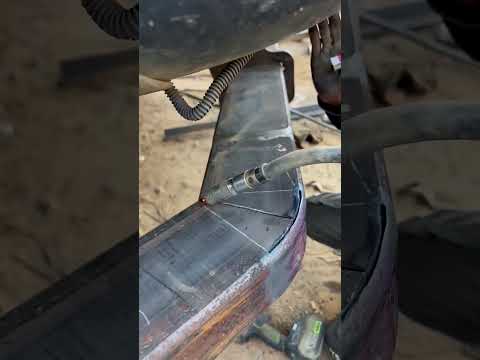 Truck front bumper welding process