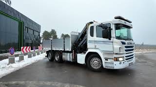 Camion ribaltabile Scania P320 6x2 Palfinger PK 18002 EH Crane Kipper | Immagine 4 - Autoline