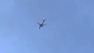 Southwest Airlines Boeing 737 MAX 8 Flight 2373 Flies Over Pacifica