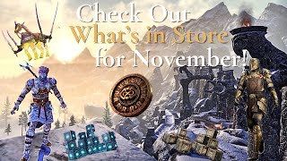 ESO …Interesting Crown Store Showcase + Login Rewards (November 2024 Review)