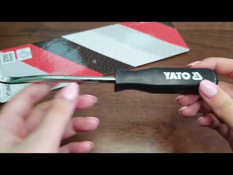 Съемник обивки YATO 8x10x14 мм, 200 мм (YT-0842) Съемник обивки YATO 8x10x14 мм, 200 мм (YT-0842)