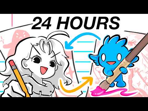 The 24 Hour Art Swap Challenge (ft. Shrimpy)