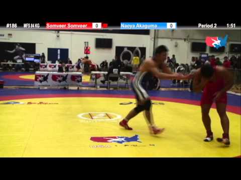 84 KG Consolation QF - Somveer IND vs Naoya Akaguma JPN