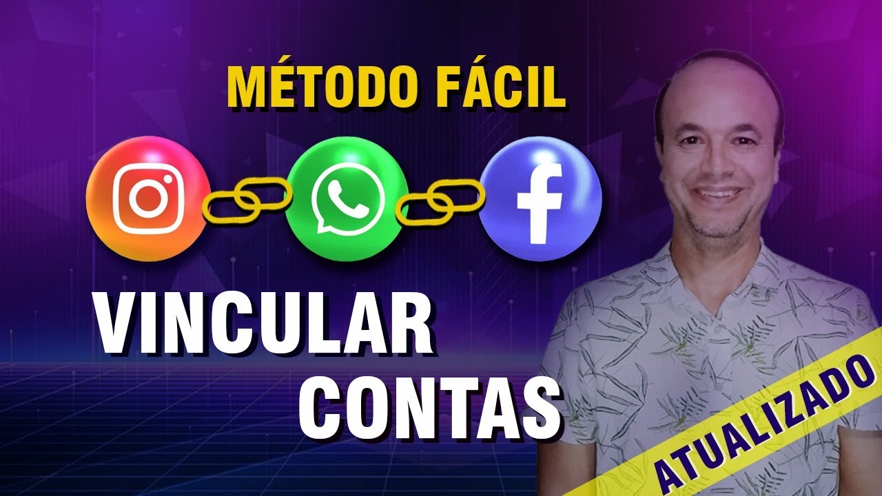 O passo à passo de como VINCULAR as contas de WhatsApp e Instagram no Facebook sem tomar BLOQUEIO!