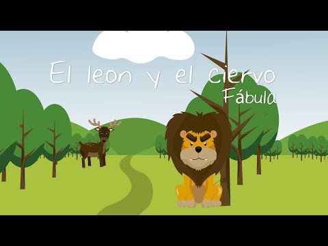 El Leon y el Ciervo (Fábula)