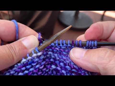 Russian purl vs. Continental (German) purl in knitting