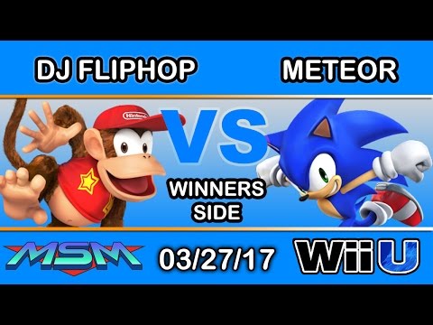 MSM 91 - Houston | DJ Fliphop (Diddy Kong) Vs. Meteor (Sonic) Winners Side - Smash Wii U