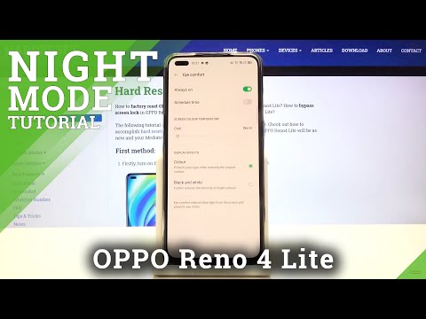 How to Enable Eye Comfort Mode in OPPO Reno 4 Lite – Find Blue Light Filter