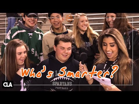 Who's Smarter Challenge | Mater Dei vs De La Salle - Fans Go Head-to-Head