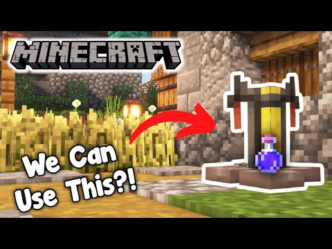 How to Craft and Use Brewing Stand in Minecraft | Tutorial