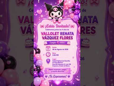 Fiesta Infantil - Temática Kuromi
