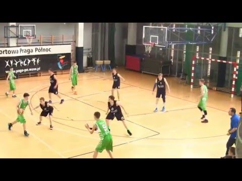 Ćwierćfinał MP U14M, Wrszawa, kwiecień 2015, mecz: Wojan Pawłowice - UKS Piątka Lublin