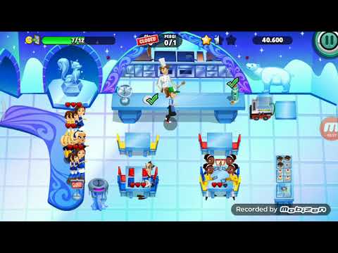 Diner dash level 187 Bintang 3 - GRILL 'N' CHILL