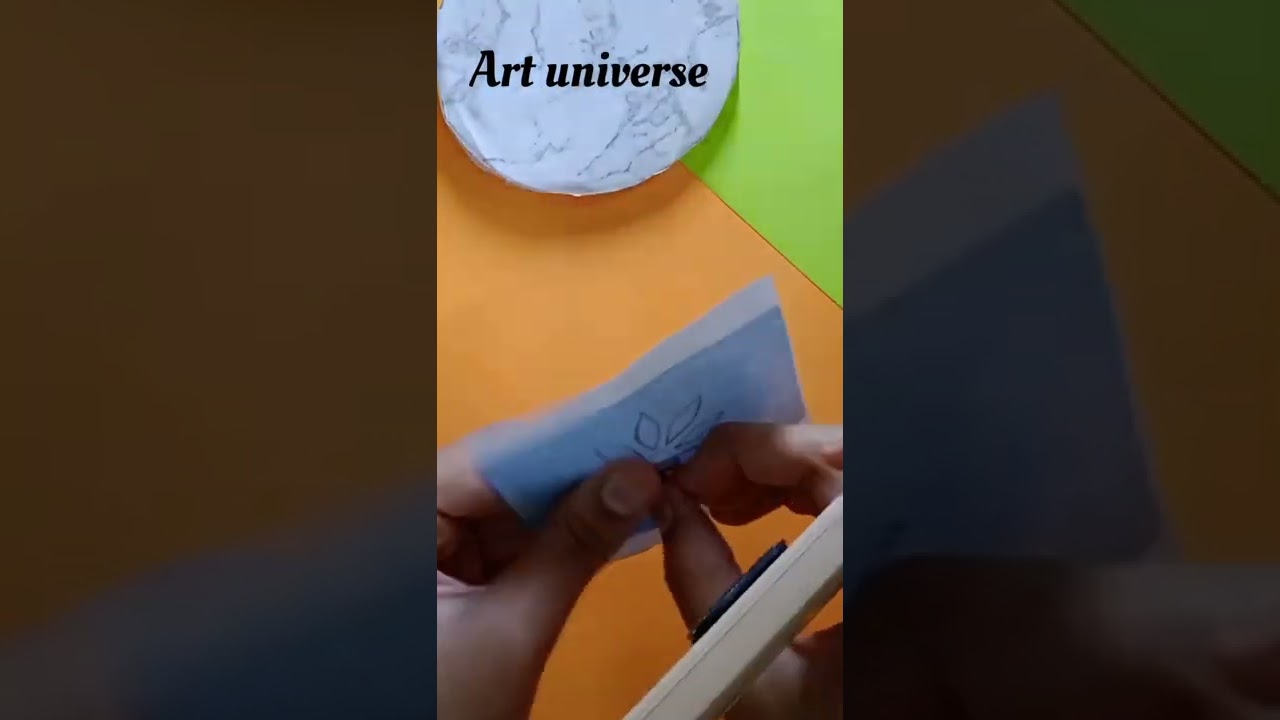 How to make stencil at home #shorts #home