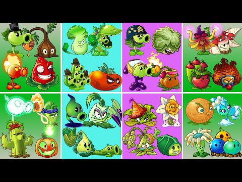 08 Team 04 Plant Max Level - Who Will Win? - PvZ 2 Battlez