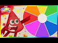 Colour Wheels & Order of the Colours for Kids | Kids learn colours | @colourblocks