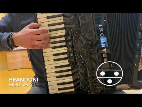 Brandoni Mod. 66C LI Klangprobe Akkordeon/Accordion