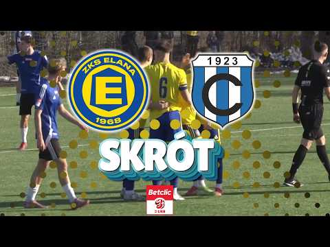 Elana Toruń z sukcesem inauguruje wiosnę! Elana 1:0 Cartusia #skrót #3liga