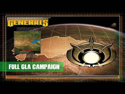C&C Generals - GLA Full Campaign (HD) All Missions Playthrough / Longplay Walkthrough [Hard Level]