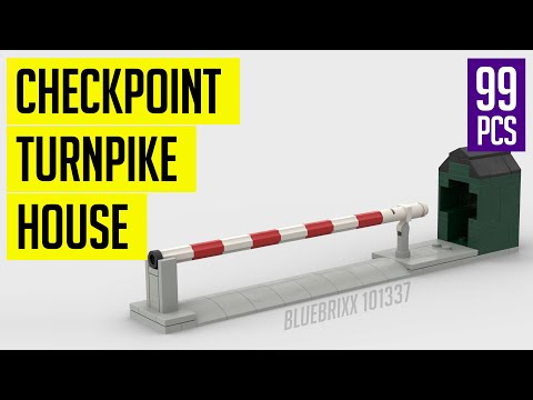 Checkpoint with Turnpike and Guard House :: 99 Pieces :: BlueBrixx 101337 :: [70]