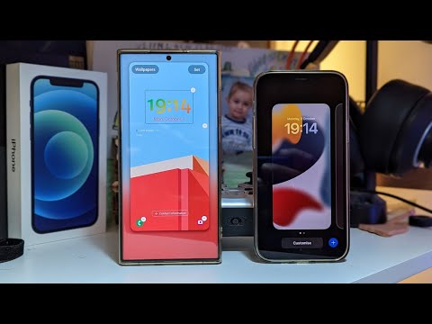 Samsung One UI 5 vs Apple iOS 16 - Lock Screens!