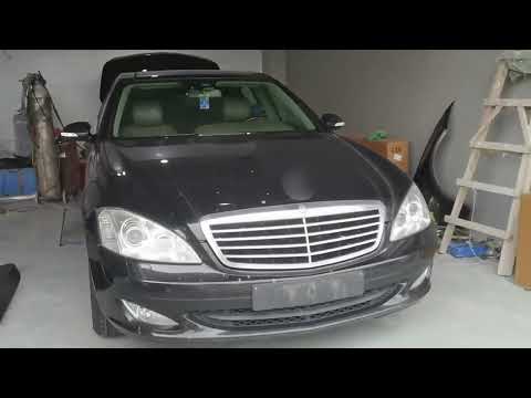 Facelift body kit for mercedes benz S class w221 to w222 best benz bodykit how to install headlights