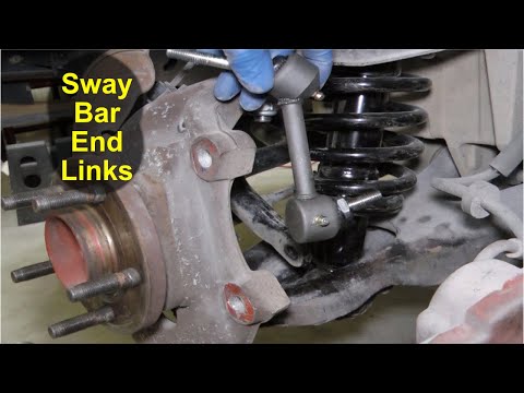 Ford Crown Vic sway bar end links how to install
