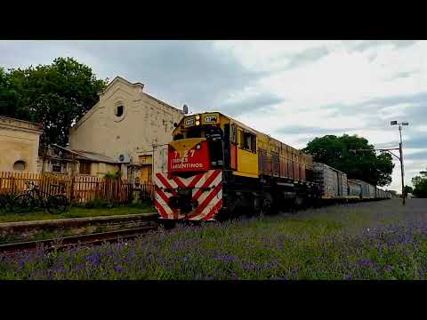 Tren CHATARRERO por San Justo, Santa Fe 