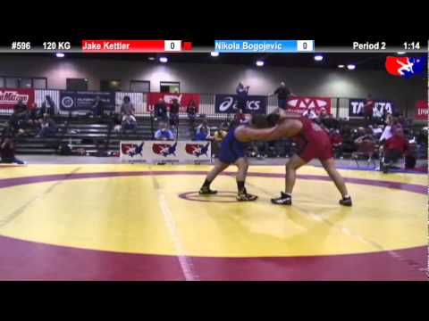 2011 U.S. Open SAT GR 120 KG: Jake Kettler vs. Nikola Bogojevic 5th Place Match