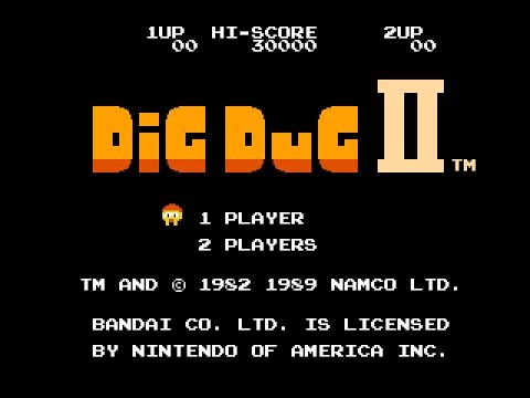Dig Dug 2 : Trouble In Paradise NES