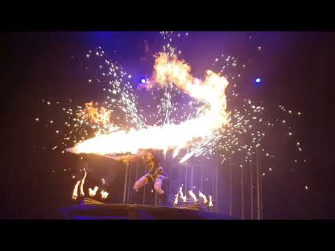 Shelly d'Inferno performing for Cirque Infernal in Johannesburg, South Africa