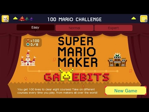 Let's Play Super Mario Maker: 100 Mario Challenge (Easy)