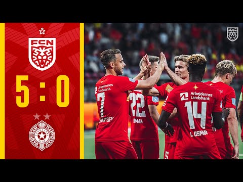 Conference League: FC Nordsjælland 5 - 0 FK Partizan