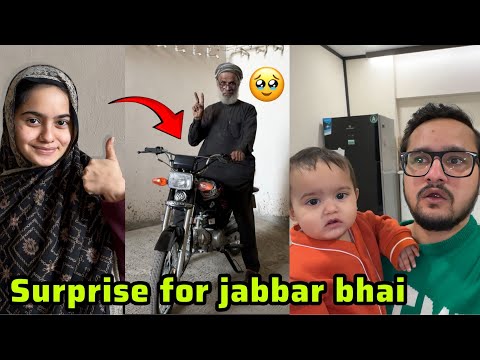 Apni new bike jabbar bhai ko gift kardi😍||emotional moment🥹❤️