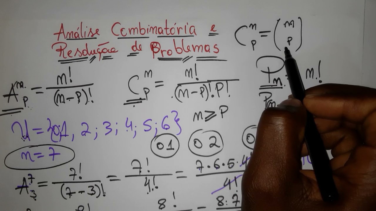 ANÁLISE COMBINATORIA E RESOLUÇÃO DE 19 PROBLEMAS “Arranjo, Combinação e Permutação”
