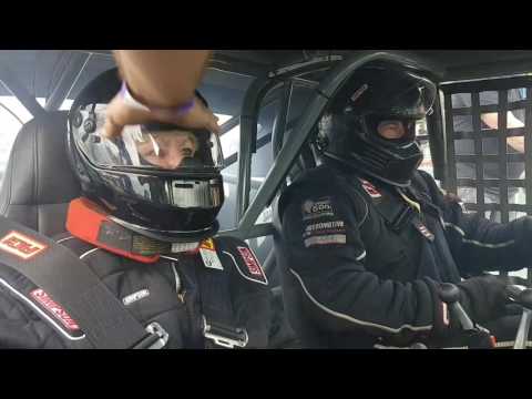 WORLD FIRST - LARRY LARSON TAKES WIFE SHERRY FOR 1/8 MILE PASS IN 2500hp Drag Week Winning Nova