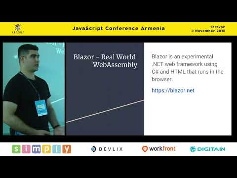 Building SPA with WebAssembly by Using Blazor by Aghasi Lorsabyan (Arm) | JS Conf Armenia 2018
