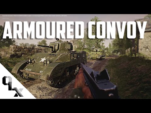 Hell Let Loose- (Realistic WW2 Shooter) Armoured Tank Convey on St. Mere Eglise