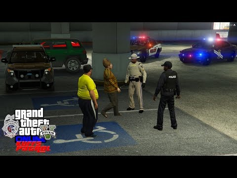 GTA 5 FiveM Roleplay Marion & Margie Caught Using A Police Car While Off Duty KUFFS Multiplayer #219