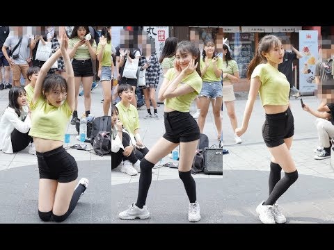 190713 댄스팀 후르츠 (Fruit) - 가시나 & 피카부 (수진) 직캠 by 수원촌놈 [홍대 버스킹]