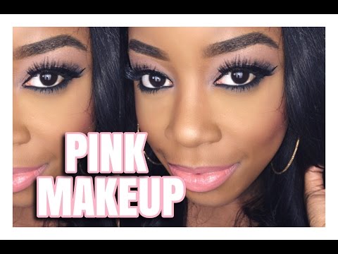 PINK BREAST CANCER AWARENESS MAKEUP | FULL FACE TALK THROUGH | Andrea Renee
