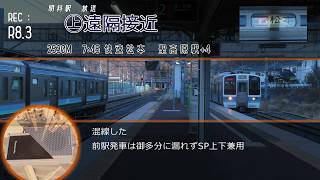 篠ノ井線 明科駅遠隔放送・接近放送 | Информатор станции Акасина, линии Синонои