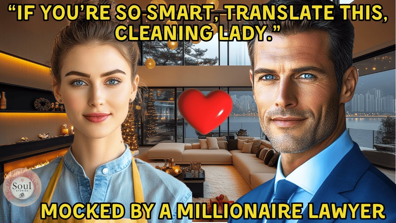 "If You’re So Smart, Translate It!" Millionaire Lawyer Mocked Cleaning Lady—Then Froze in Shock