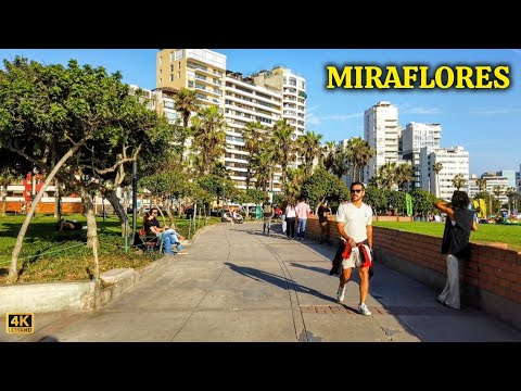 UN RECORRIDO SORPRENDENTE POR EL MALECÓN DE MIRAFLORES [4K] | WALKING TOUR 🇵🇪 | LIMA, PERÚ
