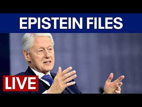 LIVE | Bill Clinton testifies in deposition in Epstein probe: STAKEOUT CAMERA