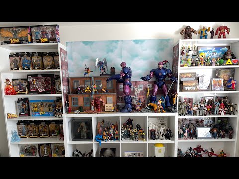 MARVEL LEGENDS COLLECTION / TOY ROOM TOUR 2022 Display VIDEO - ACTION FIGURES & OTHER COLLECTIBLES