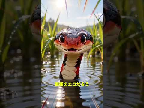 日本にいる毒をもつ生き物たちの豆知識 #ものオバケ #AIアニメ #shorts :毒生物