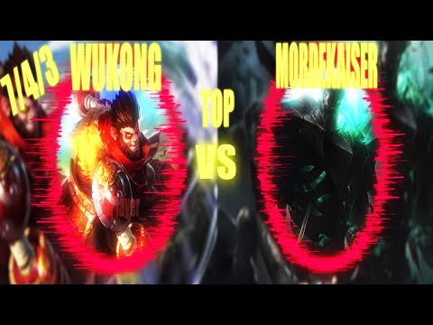 WUKONG TOP VS MORDEKAISER -  FULL GAME